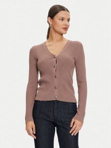 Guess Kardigan Kailey W4GR41 Z2U00 Beżowy Regular Fit. Brązowe kardigany Guess, z syntetyku. Za 209,99 zł.