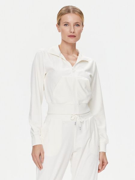 Guess Bluza V3BQ22 KBXI2 Écru Regular Fit. Bluzy Guess, xl, z aplikacjami, z syntetyku, bez kaptura. Za 189,99 zł.