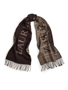 LAUREN RALPH LAUREN Szalik 454960038005 Brązowy. Brązowe szaliki Lauren Ralph Lauren, bez wzorów. Za 419,99 zł.