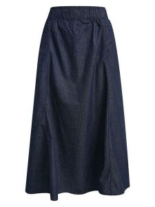 Milano Italy Spódnica w kolorze granatowym rozmiar: 40. Niebieskie spódnice Milano Italy, bez wzorów, z bawełny, maxi. Za 173,99 zł.