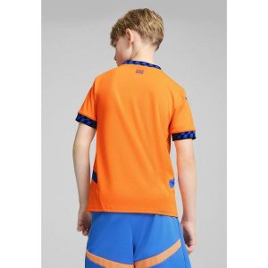 Młodzieżowa koszulka Olympique Marsylia 24/25 PUMA. Brązowa bluzki Puma, m, bez wzorów, młodzieżowe, bez kołnierzyka, bez ramiączek. Za 301,00 zł.