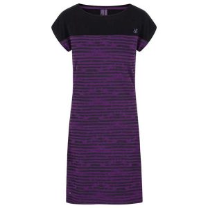Sukienka damska Loap Abyss fioletowa. Fioletowe sukienki LOOP, na lato, m, bez wzorów, sportowe, bez kołnierzyka, bez ramiączek, sportowe. Za 148,99 zł.