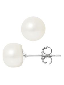 Pearline Kolczyki-wkrętki z perłami w kolorze białym rozmiar: onesize. Białe kolczyki Pearline, z perłą, srebrne. Za 121,99 zł.