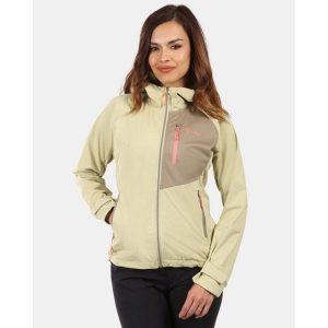Damska kurtka softshell Kilpi BELTRA-W. Brązowe kurtki Kilpi, xl, bez wzorów, z softshellu, bez kaptura. Za 473,69 zł.