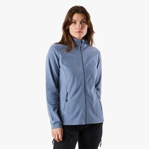 Bluza polarowa hiking damska Swedemount Lofoten Fleece wodoodporna. Niebieskie bluzy SWEDEMOUNT, na zimę, bez wzorów, z polaru, bez kaptura. Za 185,00 zł.