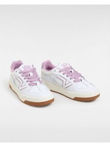 Vans Skórzane sneakersy w kolorze białym rozmiar: 40. Białe trampki Vans, bez wzorów, bez zapięcia. Za 180,06 zł.