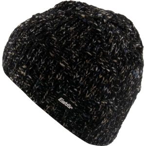 Elegancki zimowy kapelusz Eisbär dla kobiet - Czarny. Czarne kapelusze Eisbar, bez wzorów, z moheru, eleganckie. Za 166,99 zł.