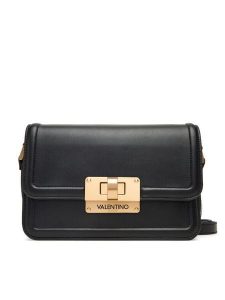 Valentino Torebka Floren VBS9A909 Czarny. Czarne torebki klasyczne Valentino, bez wzorów, ze skóry, bez dodatków. Za 619,99 zł.