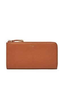 Furla Portfel Goccia L Zip Around WP00471 BX3036 KH RY000 Brązowy. Brązowe portfele Furla, bez wzorów, ze skóry. Za 369,99 zł.