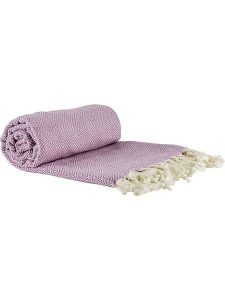 Ottoman Chusta hammam "Raute" w kolorze fioletowym - 190 x 105 cm rozmiar: onesize. Różowe apaszki i chusty Ottoman, bez wzorów, z bawełny. Za 91,95 zł.