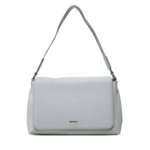 Torebka Calvin Klein. Szare torebki klasyczne Calvin Klein, bez wzorów, bez dodatków. Za 449,99 zł.