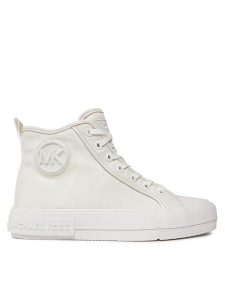 MICHAEL Michael Kors Trampki Evy High Top 43R4EYFS4D Biały. Białe trampki MICHAEL Michael Kors, bez wzorów, z materiału, bez zapięcia. Za 589,99 zł.