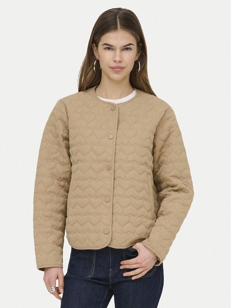 ONLY Kurtka przejściowa Heart 15366265 Beżowy Regular Fit. Brązowe kurtki ONLY, m, bez wzorów, z syntetyku, bez kaptura. Za 199,99 zł.