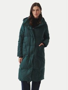 Tatuum Płaszcz zimowy Morena T2421.005B Zielony Relaxed Fit. Zielone płaszcze Tatuum, na zimę, bez wzorów, z syntetyku, bez kaptura. Za 839,99 zł.