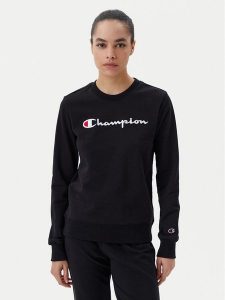 Champion Bluza 117752 Czarny Regular Fit. Czarne bluzy Champion, xs, bez wzorów, z bawełny, bez kaptura. Za 199,99 zł.