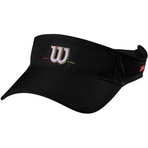 Czapka Z Daszkiem Do Siatkówki. Czarne czapki Wilson, bez wzorów, z materiału. Za 99,99 zł.