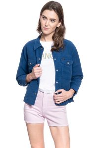 LEE MILITARY SHIRT DAMSKA KURTKA PRZEJŚCIOWA L51BQN17 112111514. Kurtki Lee, l, bez wzorów, bez kaptura. Za 199,99 zł.