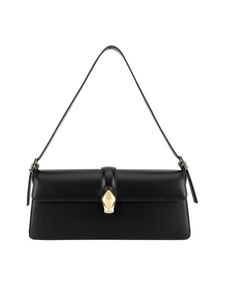 Gino Rossi Torebka CS10402B001 Czarny. Czarne torebki klasyczne Gino Rossi, bez wzorów, ze skóry, bez dodatków. Za 349,99 zł.