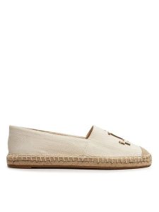 Lauren Ralph Lauren Espadryle 802920405006 Beżowy. Brązowe espadryle Lauren Ralph Lauren, bez wzorów, z materiału, bez obcasa. Za 559,99 zł.