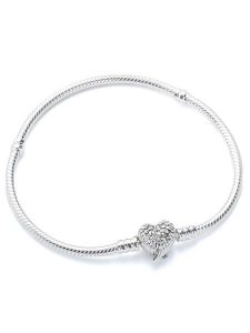 Pandora Srebrna bransoletka rozmiar: onesize. Szare bransoletki Pandora, srebrne. Za 296,47 zł.