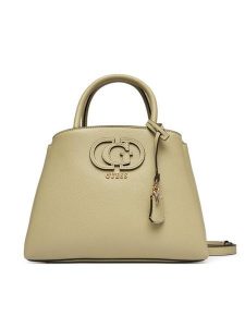 Guess Torebka Isola HWBG99 05060 Zielony. Zielone kuferki Guess, z aplikacjami, ze skóry, bez dodatków. Za 699,99 zł.