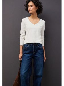 Street One Koszulka w kolorze białym rozmiar: 40. Białe bluzki Street One, bez wzorów, street, bez kołnierzyka, bez ramiączek. Za 91,99 zł.