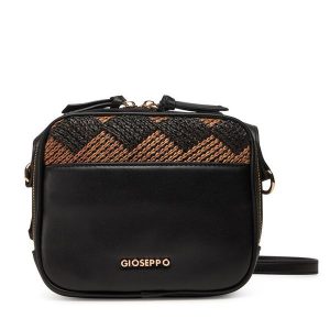 Torebka Gioseppo. Czarne listonoszki Gioseppo, bez wzorów, bez dodatków. Za 139,99 zł.