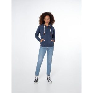 Bluza damska Protest NXGJANNU full zip hoody. Niebieskie bluzy Protest, bez wzorów, bez kaptura. W wyprzedaży za 162,00 zł.