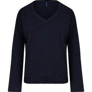 Sweter "Ninti" w kolorze granatowym. Swetry oversize marki Tranquillo. W wyprzedaży za 107,95 zł.