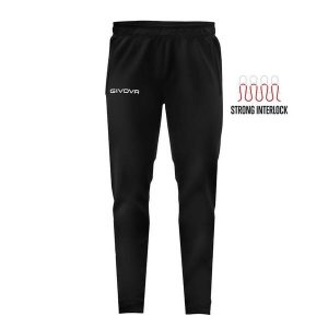Spodnie Sportowe Givova 100 2XL - Oddychające i Trwałe. Czarne spodnie dresowe Givova, xl, bez wzorów. Za 71,81 zł.