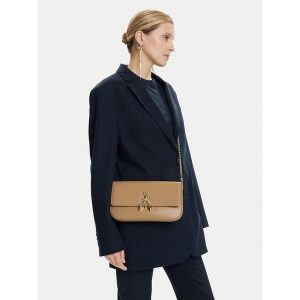 Torebka Patrizia Pepe. Brązowe torebki klasyczne Patrizia Pepe, bez wzorów, bez dodatków. Za 699,99 zł.