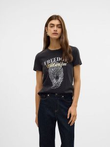 Vero Moda Koszulka w kolorze białym rozmiar: XS. Czarne bluzki Vero Moda, xs, bez wzorów, z bawełny, bez kołnierzyka, bez ramiączek. Za 35,10 zł.