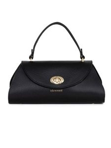 Mia Tomazzi Skórzana torebka "Bardelli" w kolorze czarnym - 33 x 15 x 15 cm rozmiar: onesize. Czarne torebki klasyczne Mia Tomazzi, bez wzorów, z materiału, przez ramię, bez dodatków. Za 304,99 zł.