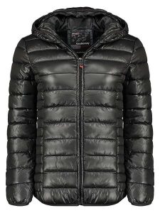 Geographical Norway Kurtka pikowana "Annecy" w kolorze czarnym rozmiar: L. Czarne kurtki Geographical Norway, l, bez wzorów, bez kaptura. Za 87,81 zł.
