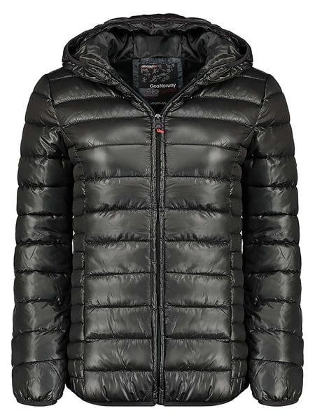 Geographical Norway Kurtka pikowana "Annecy" w kolorze czarnym rozmiar: L. Czarne kurtki Geographical Norway, l, bez wzorów, bez kaptura. Za 166,49 zł.