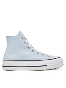 Converse Trampki Chuck Taylor All Star Lift Platform A10644C Błękitny. Niebieskie trampki Converse, bez wzorów, z materiału, bez zapięcia. Za 259,99 zł.