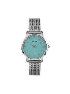 Timex Zegarek Transcend TW2Y10100 Srebrny. Szare, analogowe zegarki Timex. Za 379,99 zł.