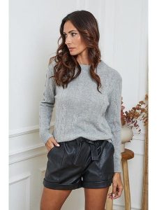 So Cachemire Sweter "Kirem" w kolorze szarym rozmiar: S. Szare swetry oversize So Cachemire, s, bez wzorów, z kaszmiru, bez ramiączek. Za 217,95 zł.