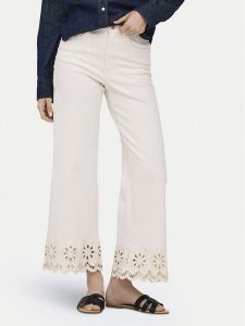 ONLY Jeansy Madison 15372378 Kremowy Straight Leg. Białe jeansy ONLY, bez wzorów, z bawełny. Za 249,99 zł.