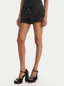 Juicy Couture Szorty sportowe Tamia JCWHS126305 Czarny Regular Fit. Czarne spodenki sportowe Juicy Couture, xs, bez wzorów, z syntetyku. Za 239,99 zł.