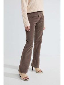 Josephine & Co Dżinsy "Alessandro" - Flare fit - w kolorze brązowym rozmiar: 34. Brązowe jeansy Josephine & Co, bez wzorów. Za 254,74 zł.
