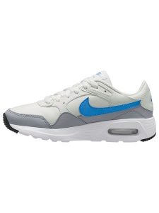 Nike Sportswear Sneakersy "Air Max SC" w kolorze biało-niebiesko-szarym rozmiar: 37,5. Białe trampki Nike Sportswear, bez wzorów, z materiału, bez zapięcia. Za 245,38 zł.