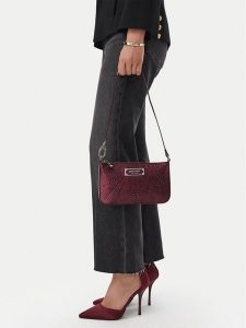 Nine West Torebka CEO-LUXE SERENITY-LA374-4773 Fioletowy. Fioletowe torebki klasyczne Nine West, bez wzorów, ze skóry, bez dodatków. Za 169,99 zł.