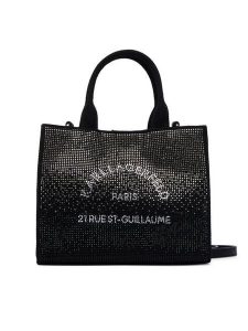 KARL LAGERFELD Torebka B4W50026 Czarny. Czarne torebki klasyczne KARL LAGERFELD, bez wzorów, z materiału, bez dodatków. Za 549,99 zł.
