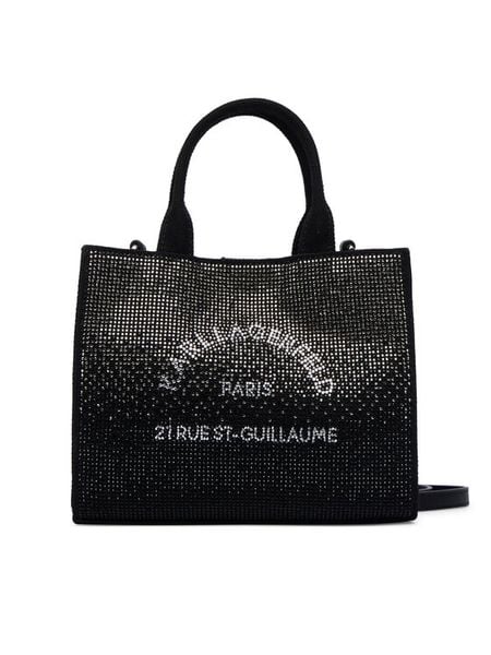 KARL LAGERFELD Torebka B4W50026 Czarny. Czarne torebki klasyczne KARL LAGERFELD, bez wzorów, z materiału, bez dodatków. Za 549,99 zł.