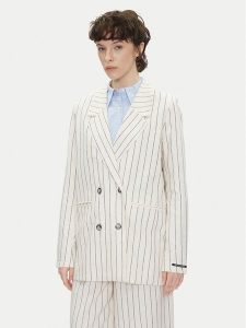 Pepe Jeans Marynarka Hannah PL402589 Écru Loose Fit. Marynarki i żakiety Pepe Jeans, l, bez wzorów, z bawełny. Za 389,99 zł.