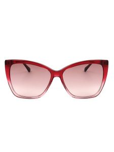 Jimmy Choo Damskie okulary przeciwsłoneczne w kolorze czerwono-złoto-jasnoróżowym rozmiar: 58. Czerwone okulary przeciwsłoneczne JIMMY CHOO. Za 364,95 zł.