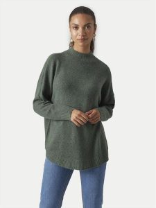 Vero Moda Sweter Plaza 10290784 Zielony Loose Fit. Zielone swetry klasyczne Vero Moda, xs, z syntetyku, bez kołnierzyka. Za 139,99 zł.