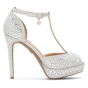 Sandały Nine West. Szare sandały Nine West, bez wzorów, bez obcasa, na szpilce, bez zapięcia. Za 149,99 zł.