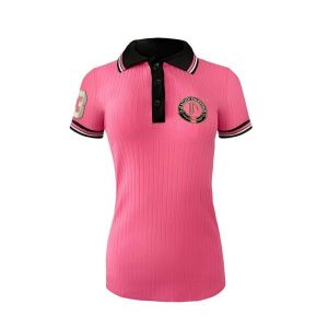 Koszulka polo damska JD ATTACK Juliette. Czerwone bluzki JD ATTACK, xs, bez wzorów, sportowe, bez kołnierzyka, bez ramiączek. Za 129,00 zł.